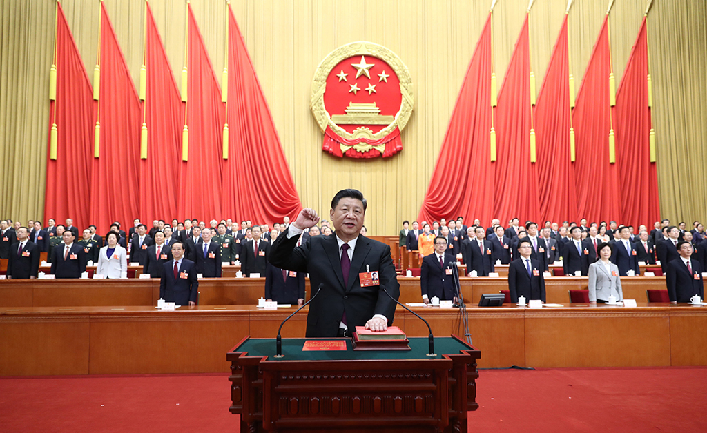 习近平当选国家主席、中央军委主席