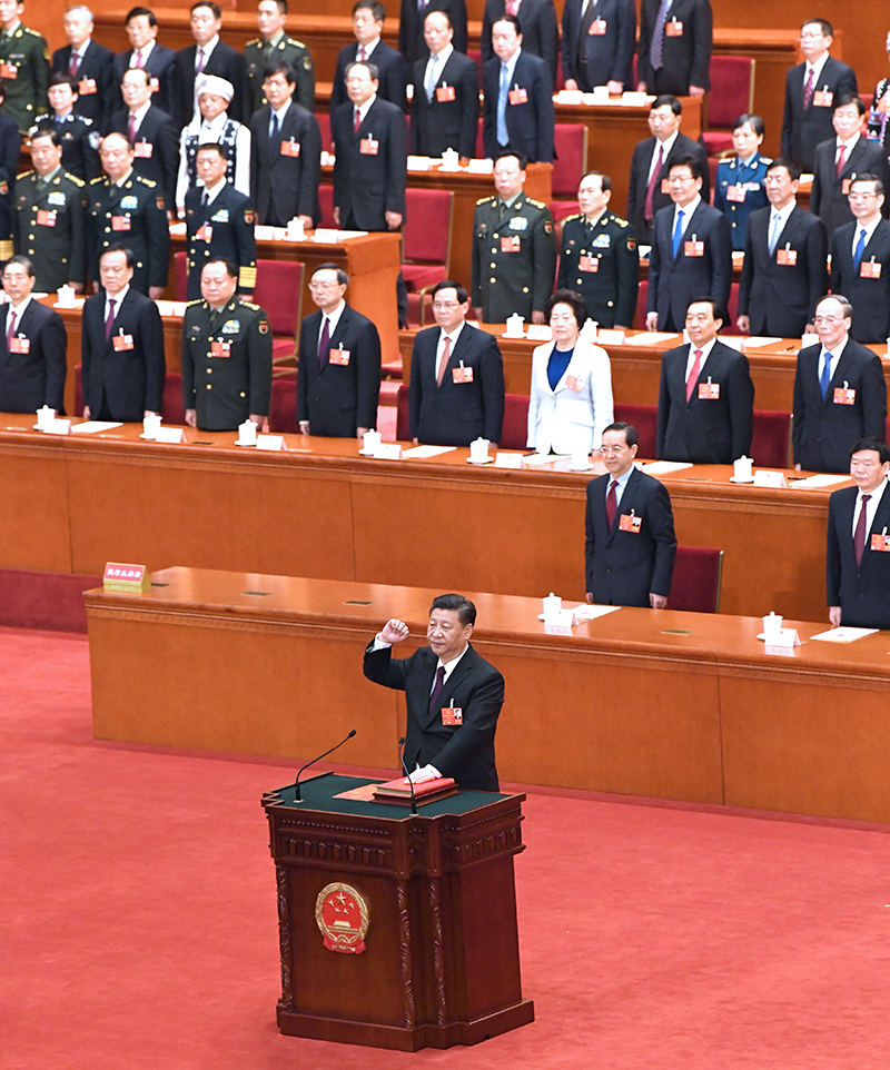 习近平当选国家主席、中央军委主席
