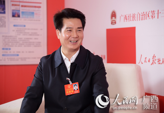 人民网专访广西人大代表,横县县委书记黄海韬