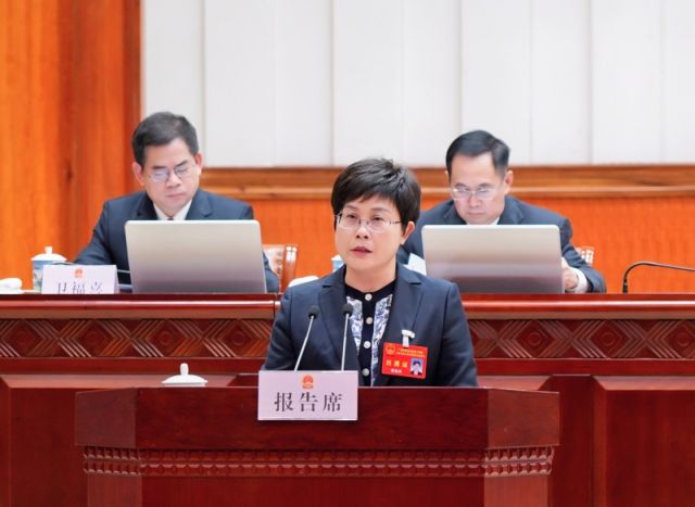 李东兴作关于自治区第十四届人民代表大会第二次会议筹备工作情况的报告