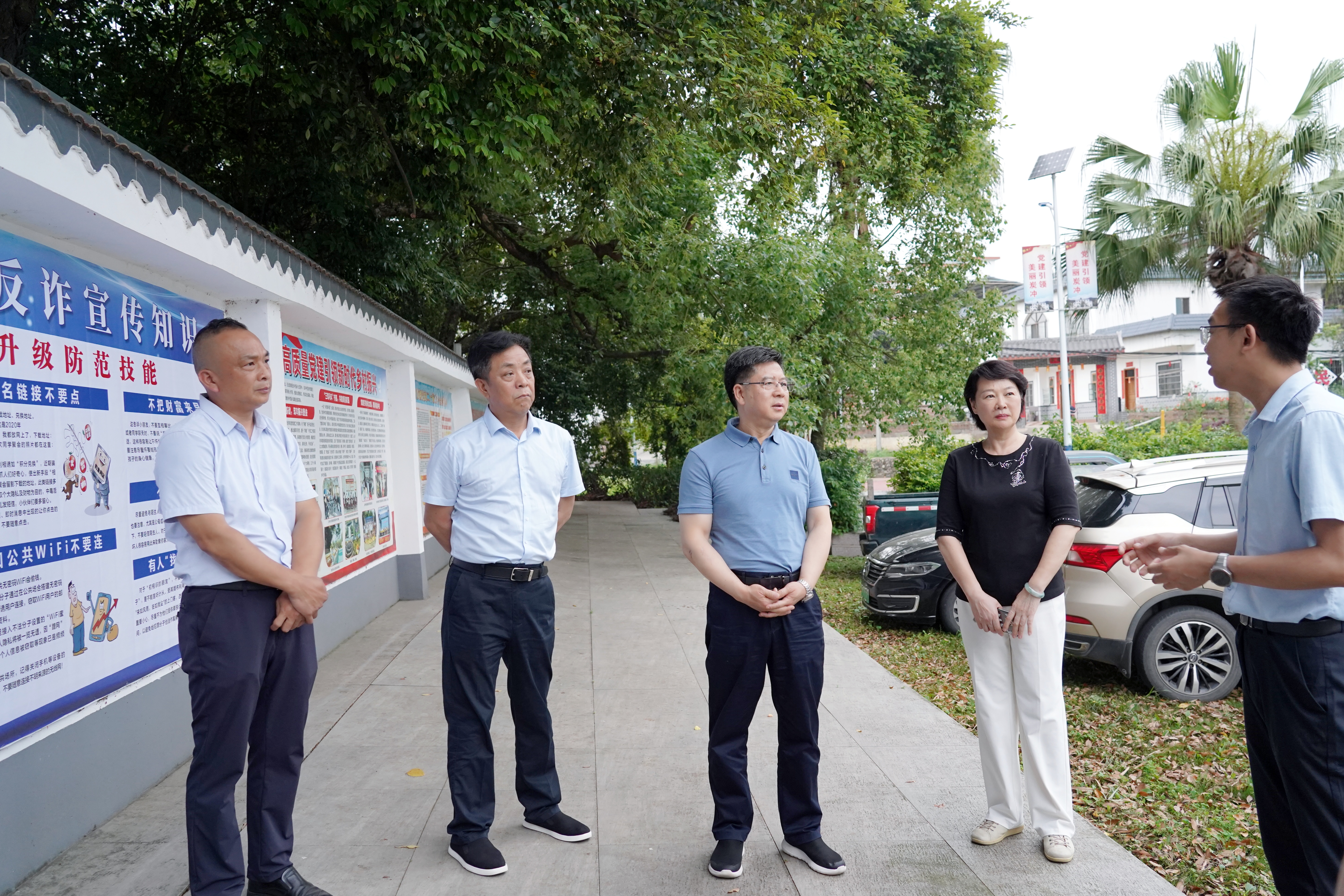 何文浩赴贺州市开展反电信网络诈骗法执法检查和多元化解矛盾纠纷工作情况调研